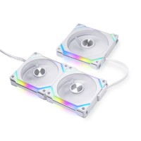 LIAN LI UNI FAN SL V2 120 ARGB Case Fan Triple Pack White